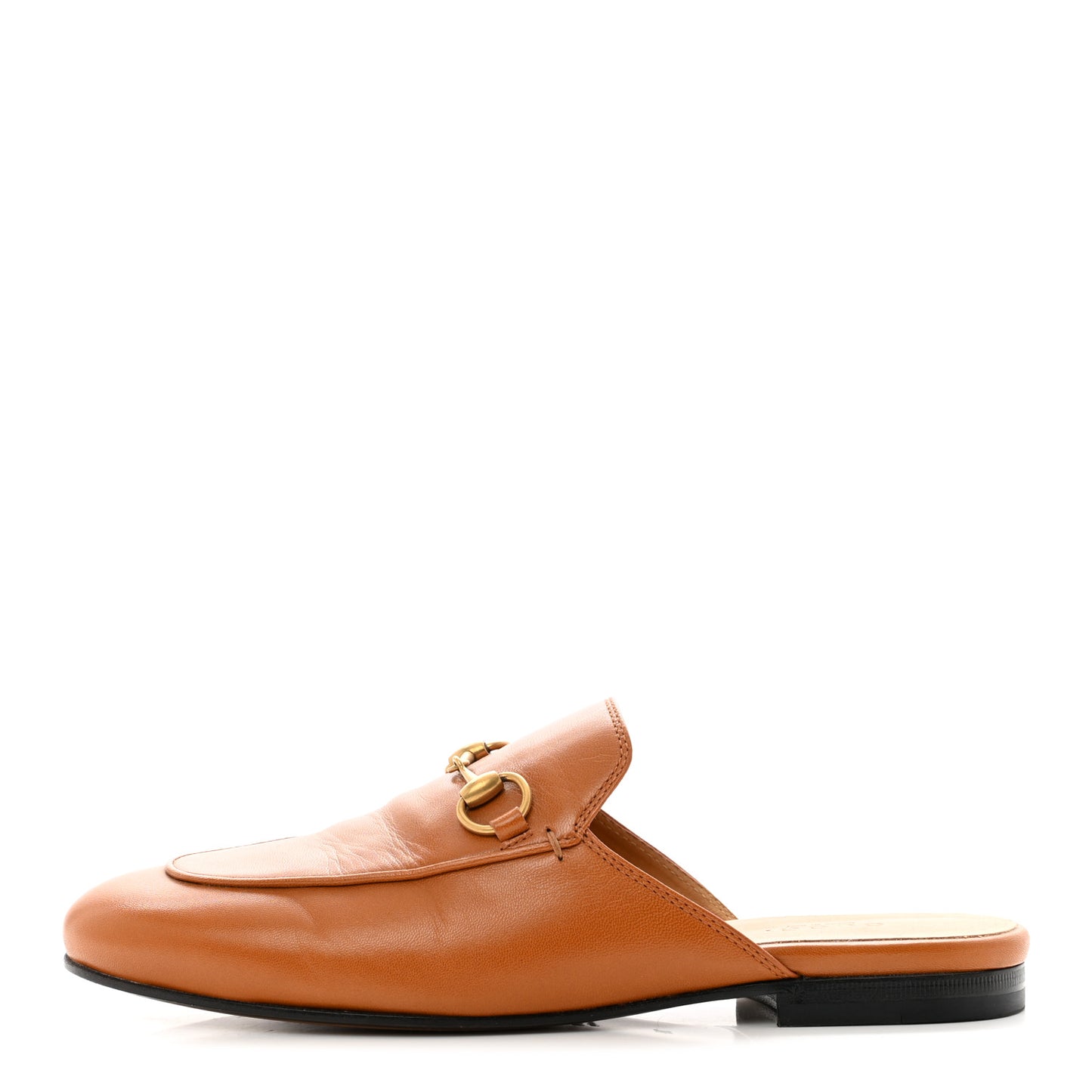 Malaga Kid Womens Princetown Slippers 36 Cognac