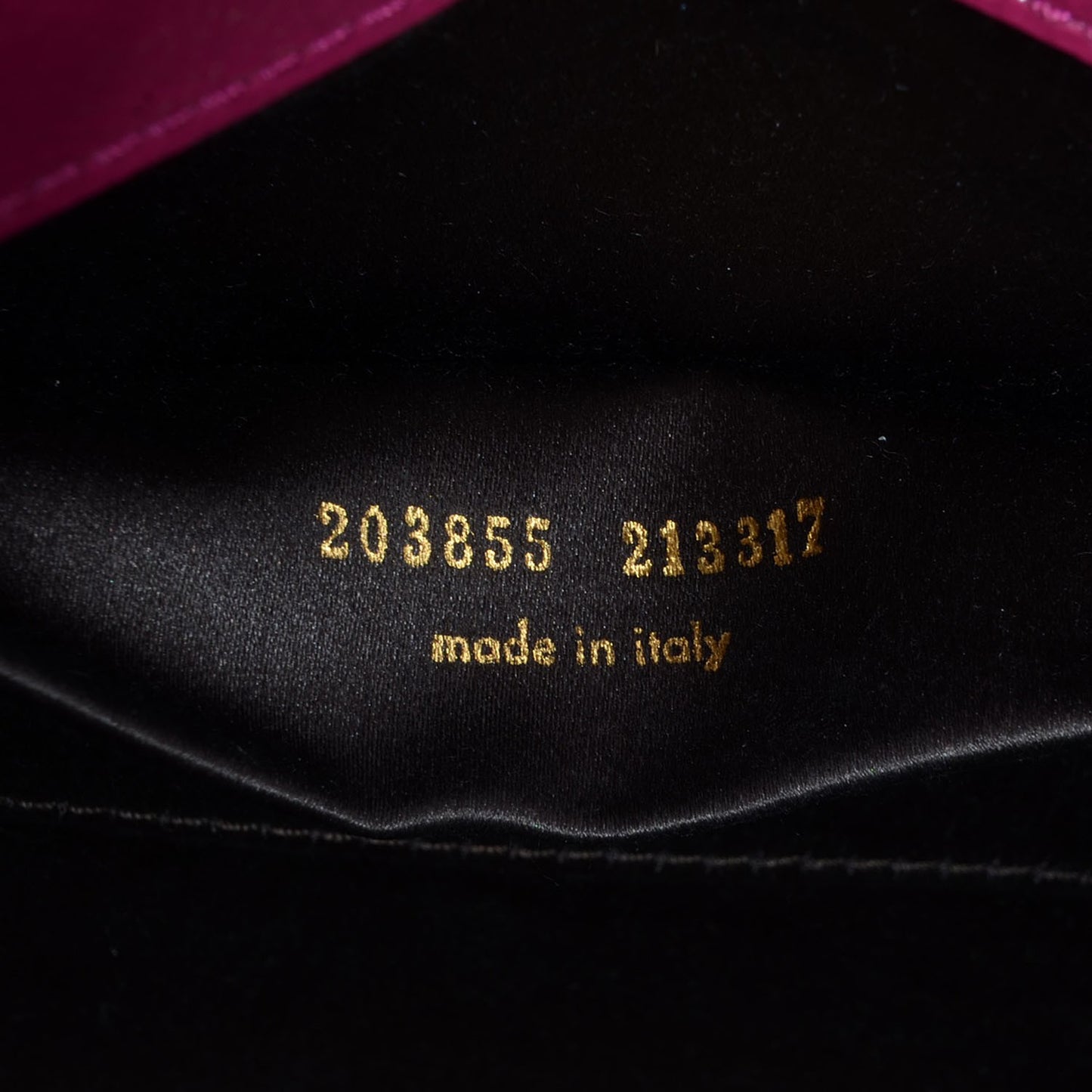 Textured Patent Monogram Large Belle De Jour Clutch Fuchsia