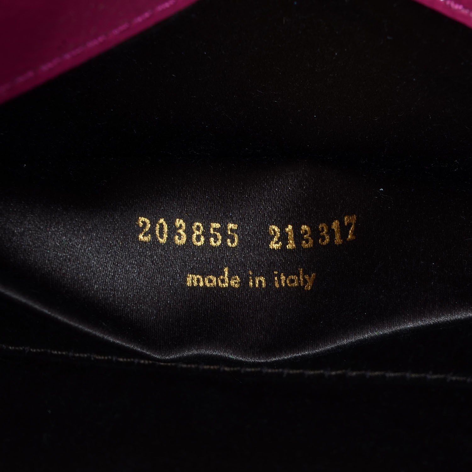 Saint Laurent Textured Patent Monogram Large Belle De Jour Clutch Fuchsia 7 of 7