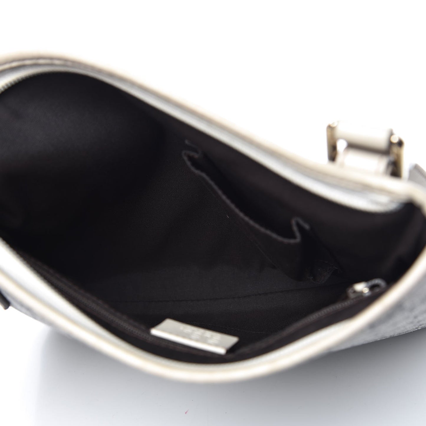 GG Plus Monogram Flat Messenger Bag Beige Off White