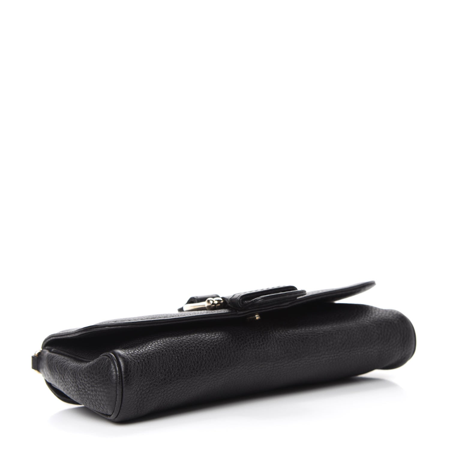 Gucci Calfskin Greenwich Chain Clutch Black 4 of 12
