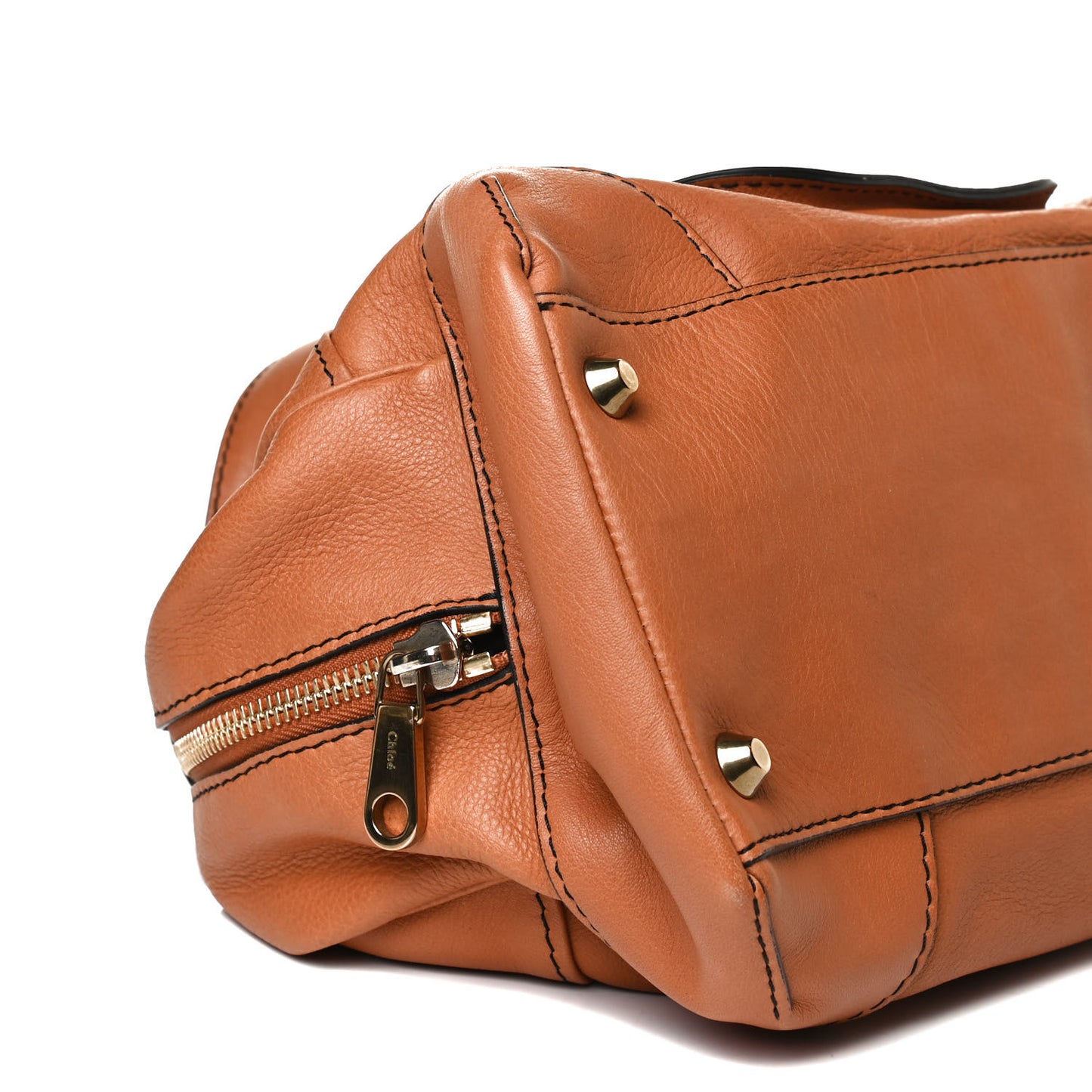 Calfskin Mary Satchel Brown