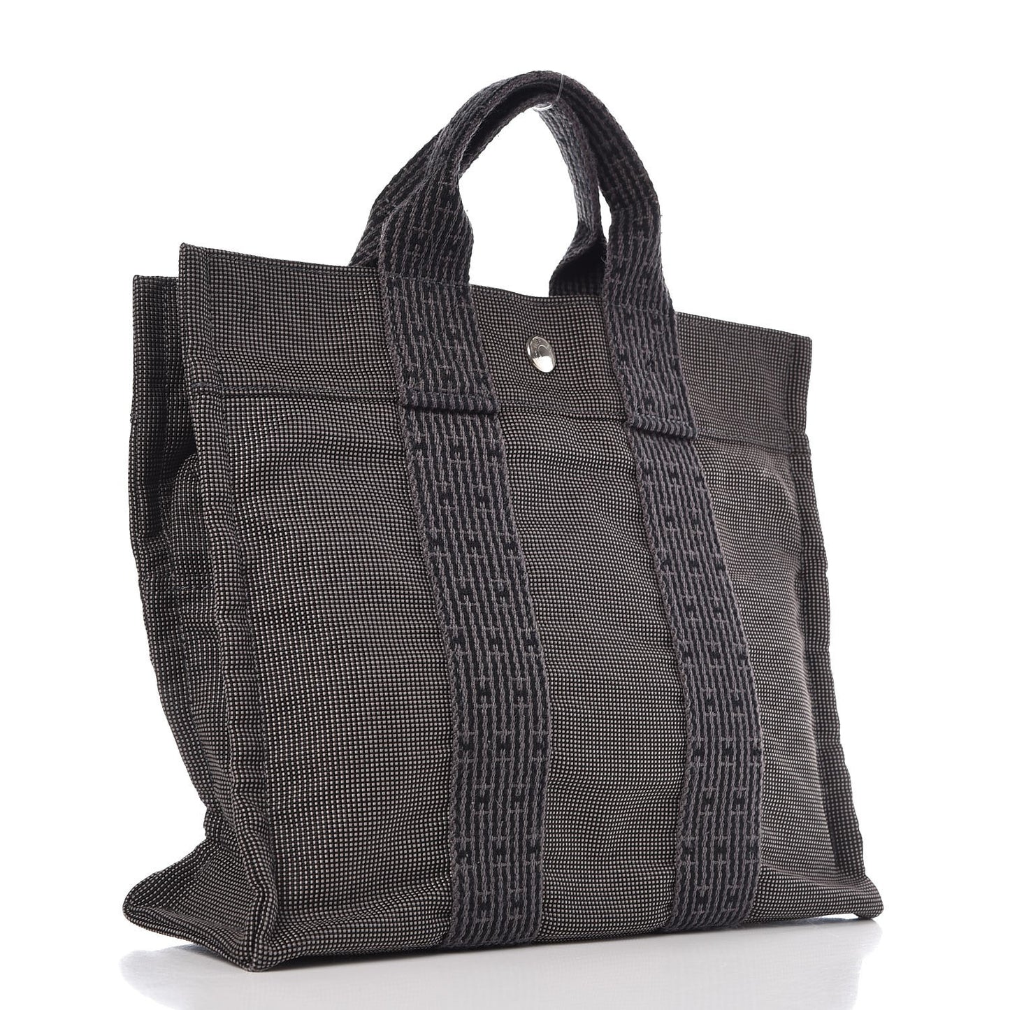 Canvas Herline PM Tote Grey