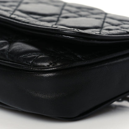 Christian Dior Lambskin Cannage Lady Dior Pochette Black 10 of 10
