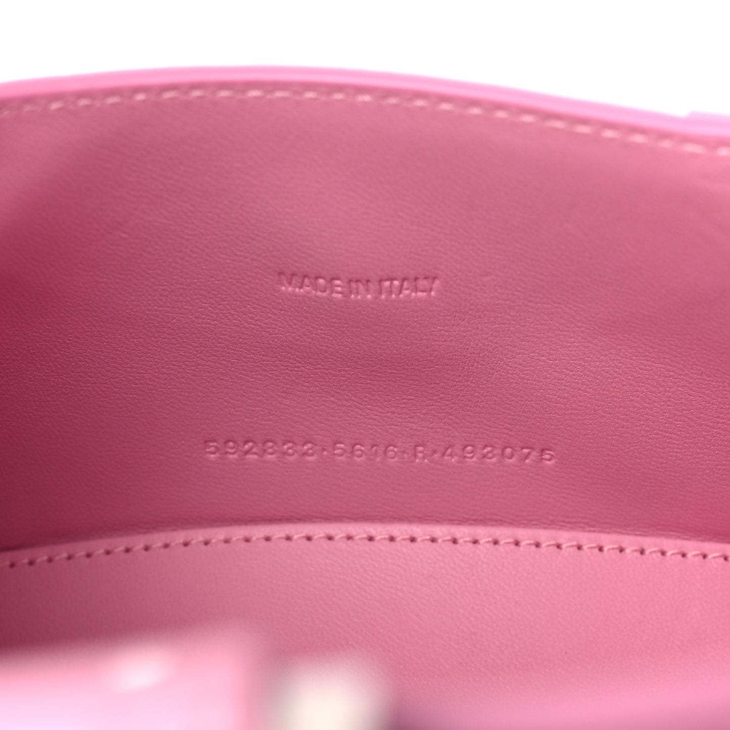 Shiny Calfskin Crocodile Embossed Hourglass Top Handle Bag XS Pink