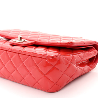 Chanel Patent Quilted Medium Double Flap Fuchsia 10 of 11