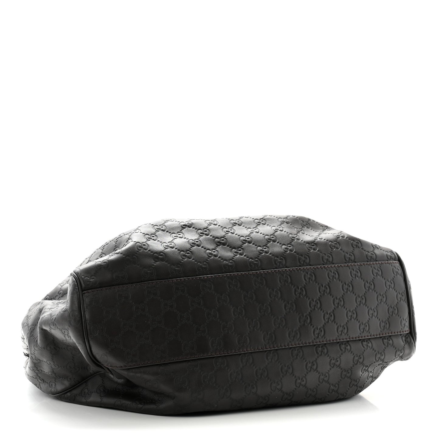 Guccissima Vitello Tender Large Sukey Tote Testa di Moro