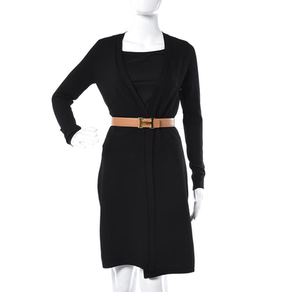 Hermes Box Chamonix 32mm H Belt 75 Black Gold 2 of 9