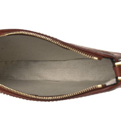 Burberry Canvas Calfskin Check Knitted Small Olympia Birch Brown 5 of 8