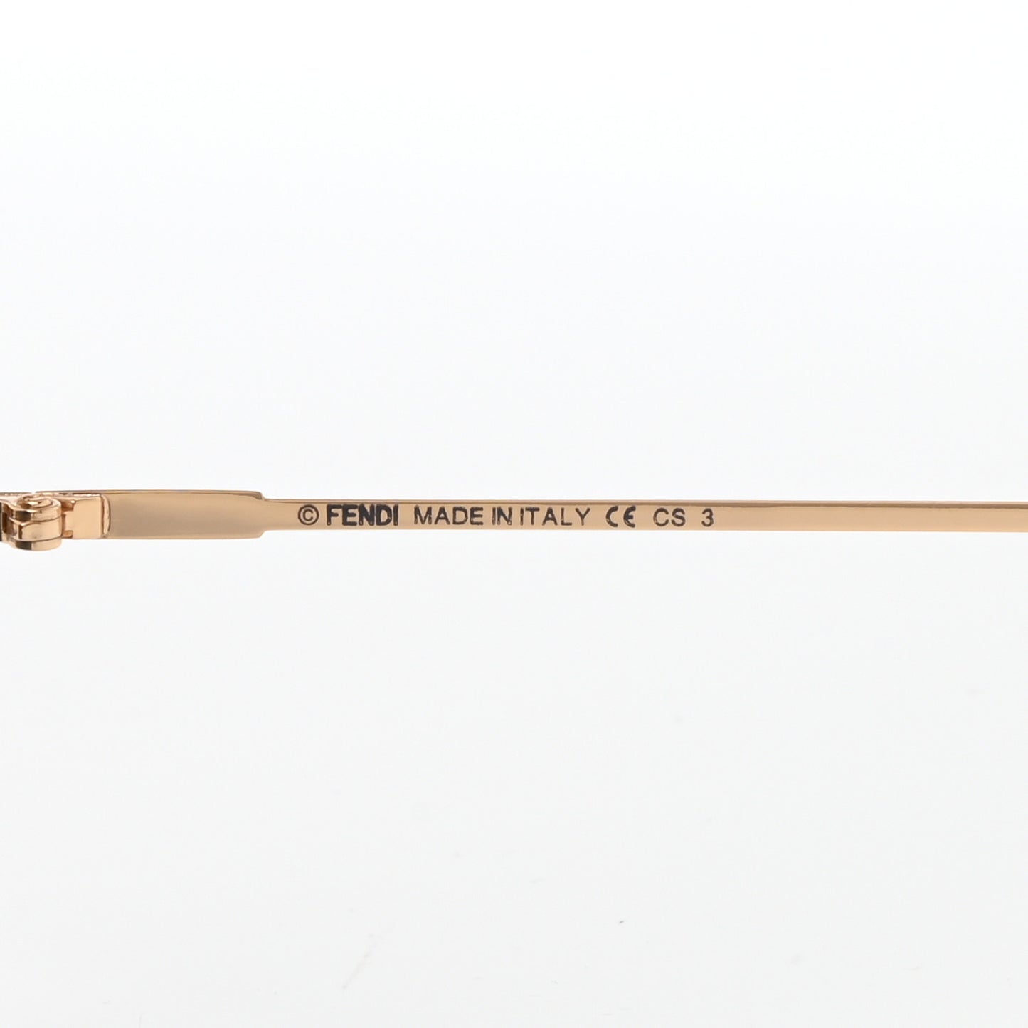 Metal Mirrored Eyeline Sunglasses FF 0193/S Matte Rose Gold