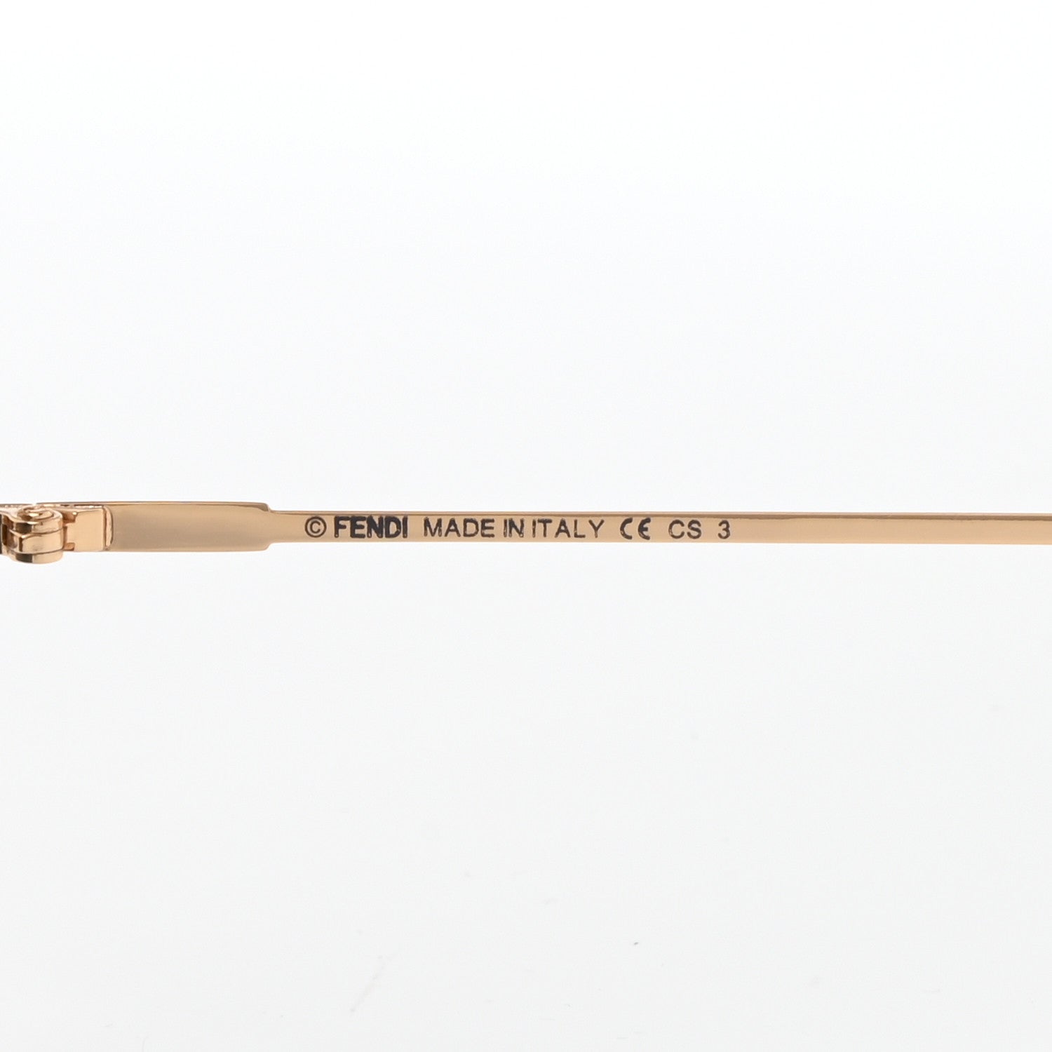 Fendi Metal Mirrored Eyeline Sunglasses FF 0193/S Matte Rose Gold 6 of 8