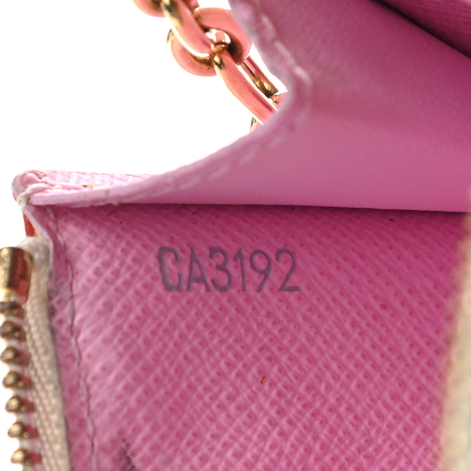 Louis Vuitton Monogram Multicolor Key Pouch White Litchi 7 of 9