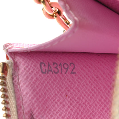 Louis Vuitton Monogram Multicolor Key Pouch White Litchi 7 of 9