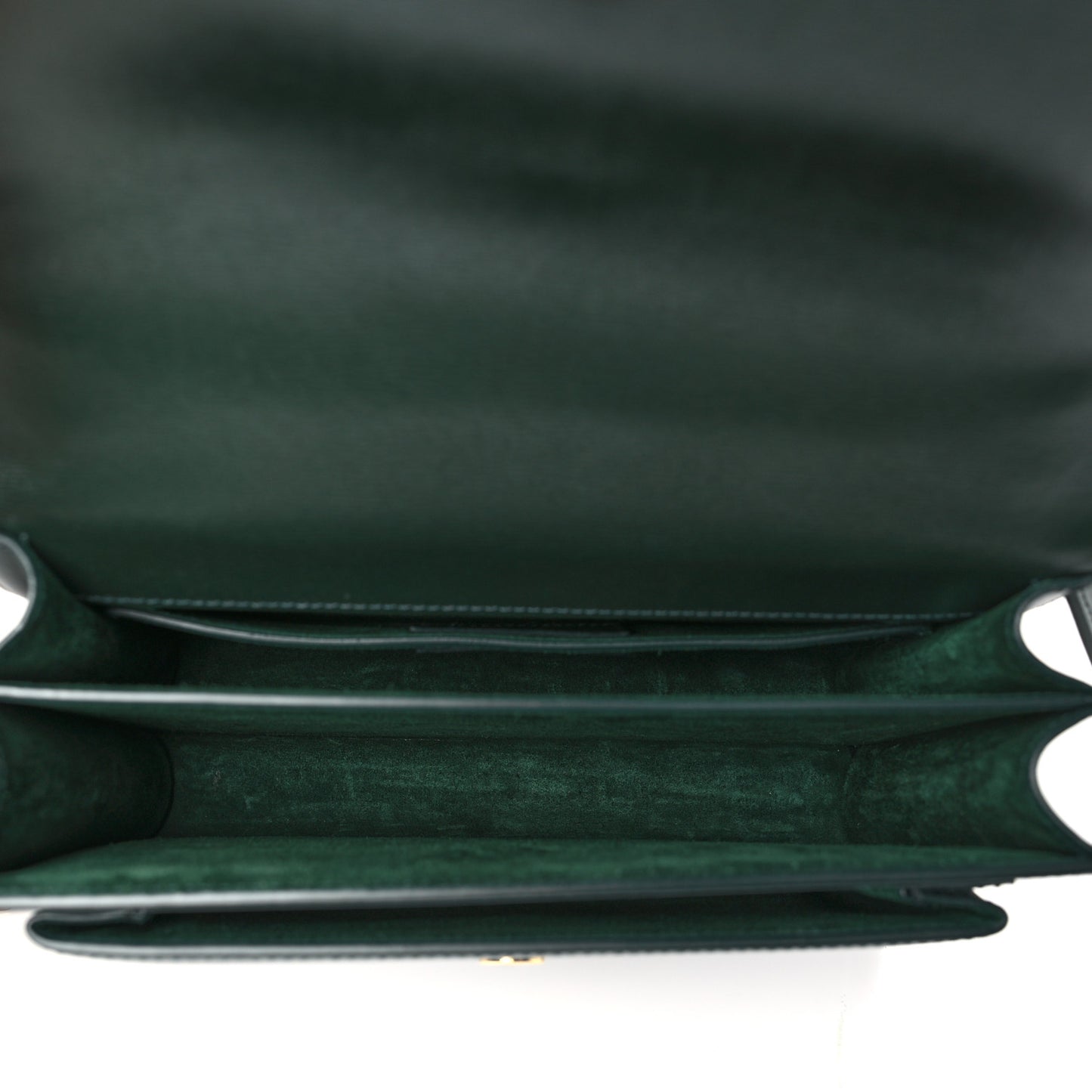 Calfskin Medium Monogram Sunset New Vert Fonce