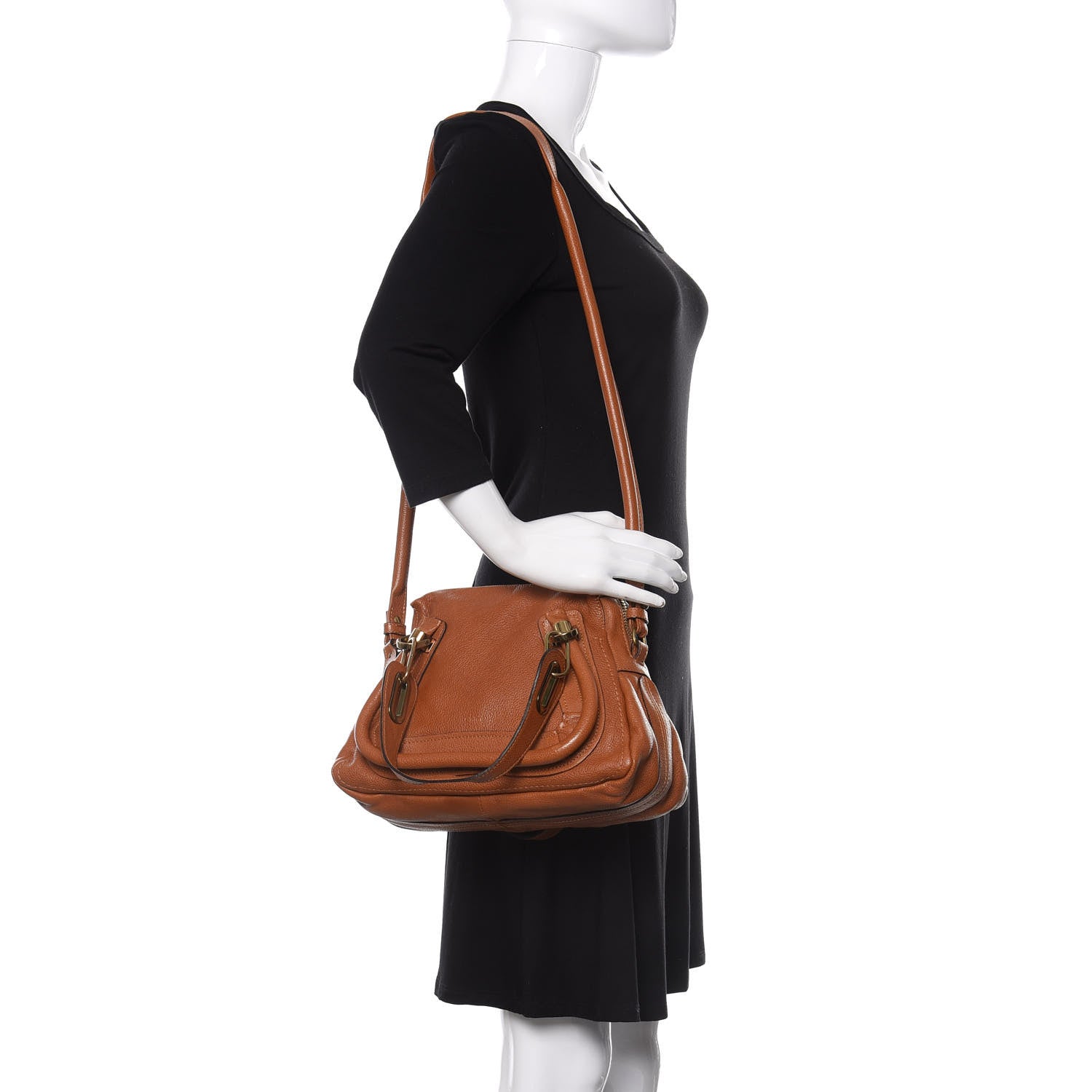 Chloe Calfskin Small Paraty Tan 2 of 12