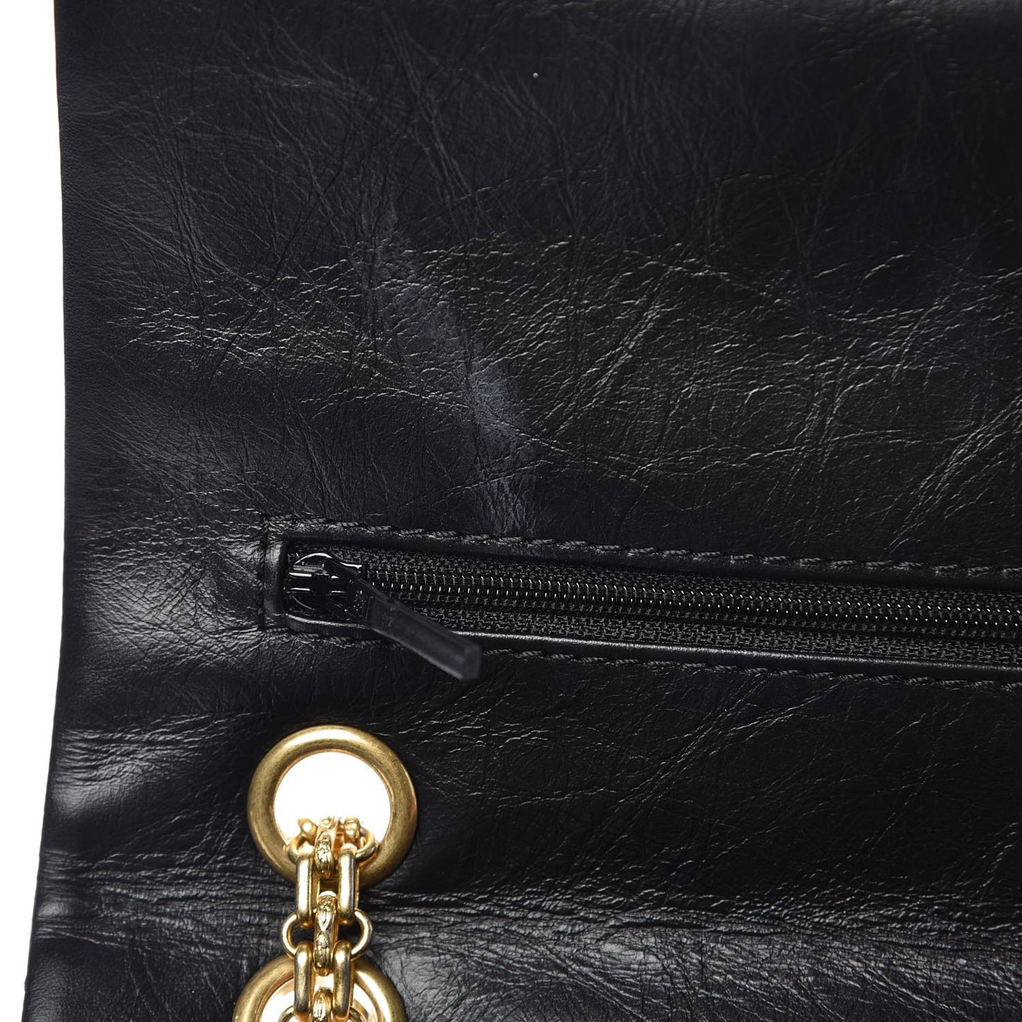 Aged Calfskin Quilted 2.55 Reissue 226 Flap Black