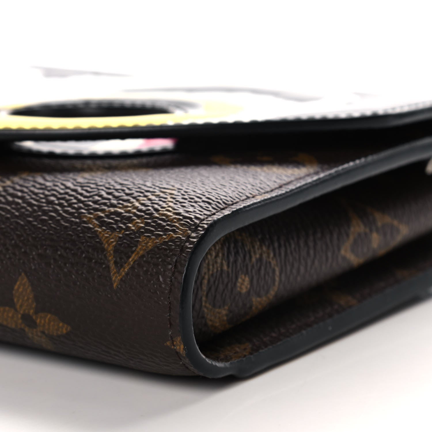Louis Vuitton Monogram Kabuki Chain Wallet Black 8 of 8