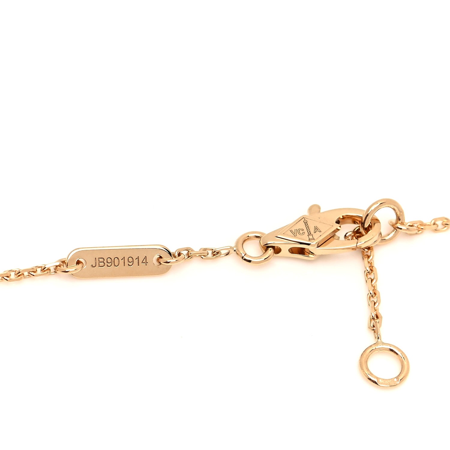 Van Cleef & Arpels 18K Yellow Gold Mother of Pearl Sweet Alhambra Butterfly Bracelet 4 of 6