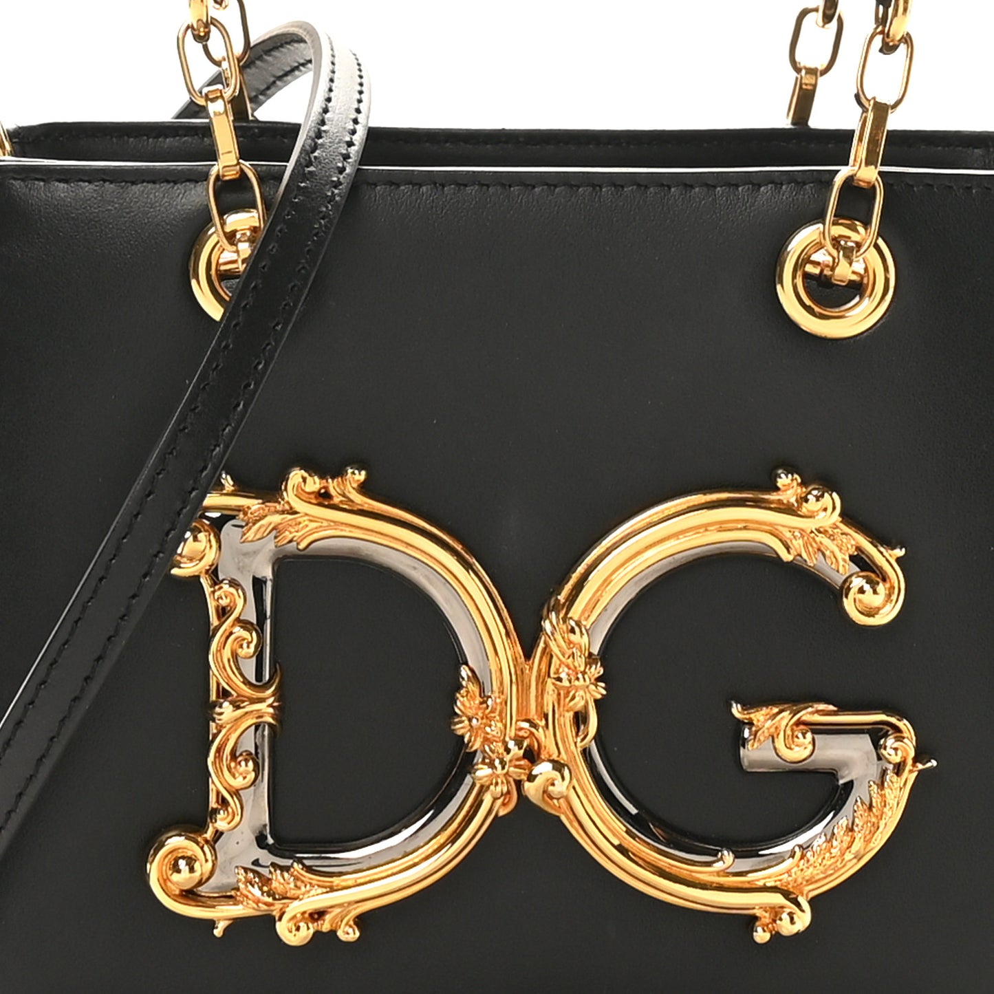 Nappa DG Girls Tote Black