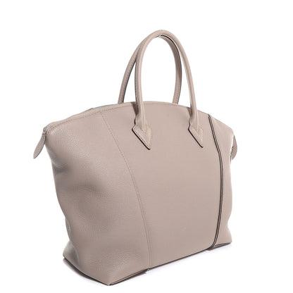 Louis Vuitton Veau Cachemire Soft Lockit MM Galet 3 of 7