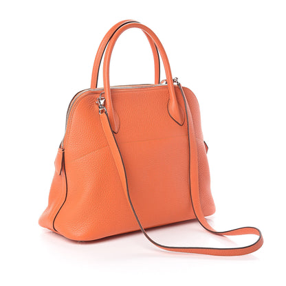 Hermes Taurillon Clemence Bolide 31 Orange 3 of 9