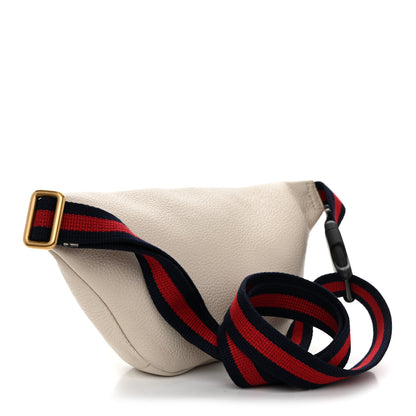 Gucci Grained Calfskin Small Logo Belt Bag White 3 of 10