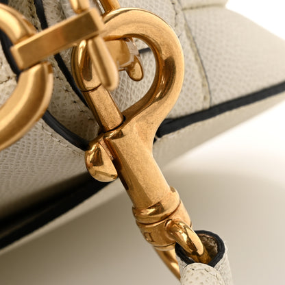Christian Dior Grained Calfskin Mini Saddle Bag With Strap White 12 of 12