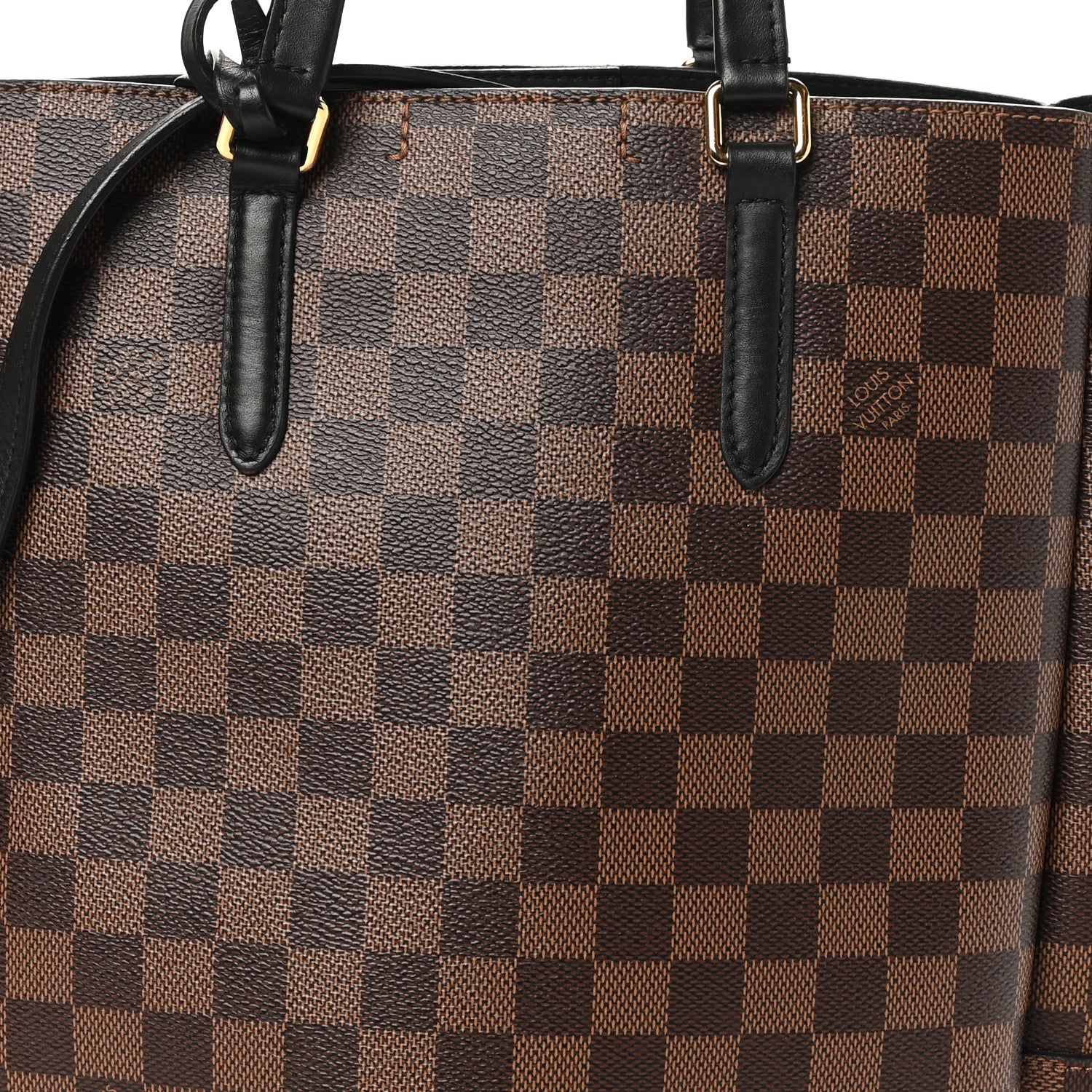 Louis Vuitton Damier Ebene Belmont MM Black 8 of 10