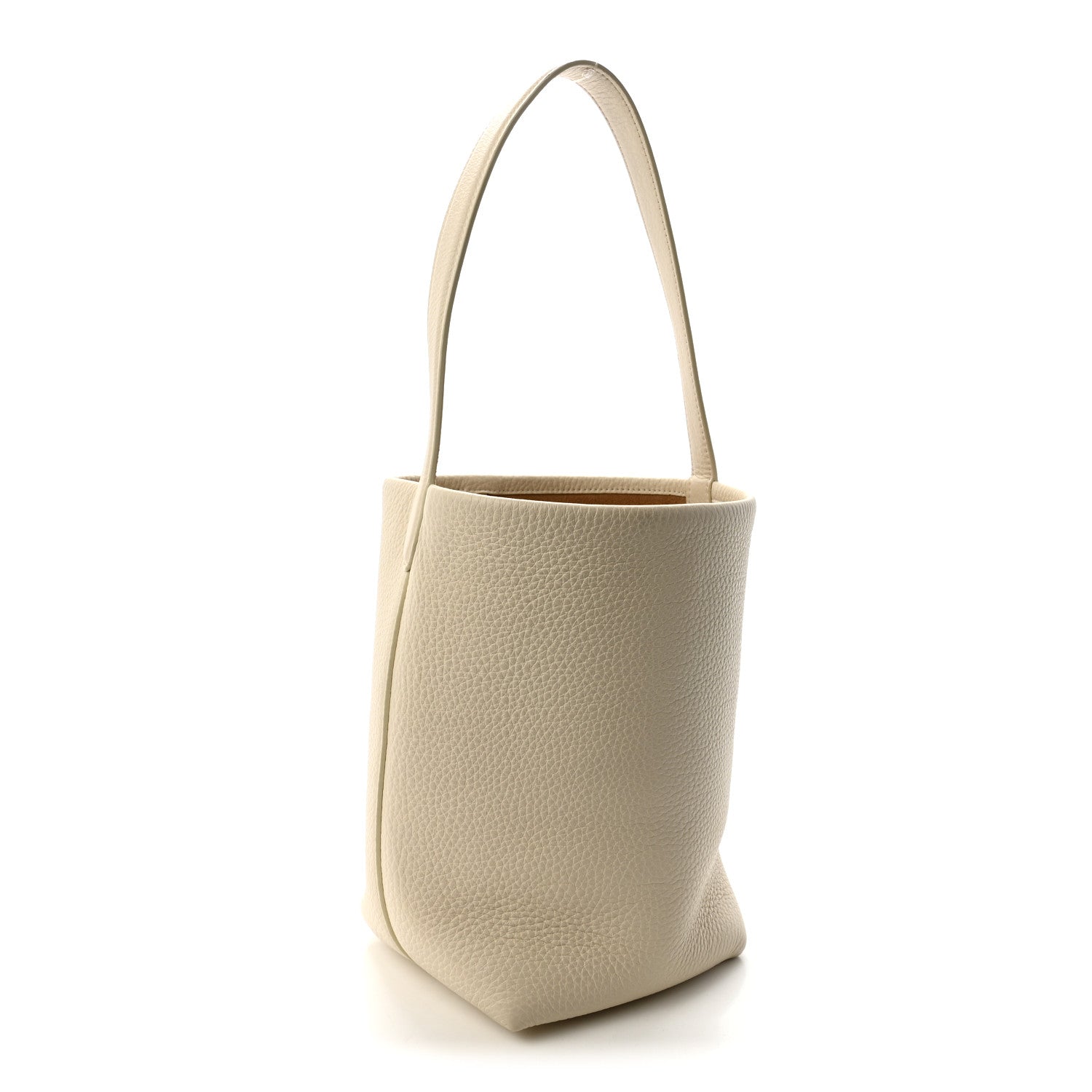 The Row Grained Calfskin Small N/S Park Tote Ivory 3 of 9