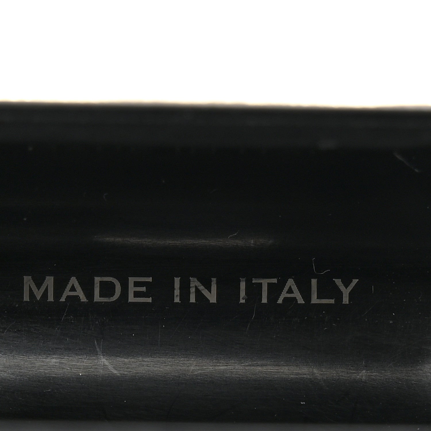 Saint Laurent Metallic Calfskin Paris Airpods Pro Holder Platino Black 5 of 5