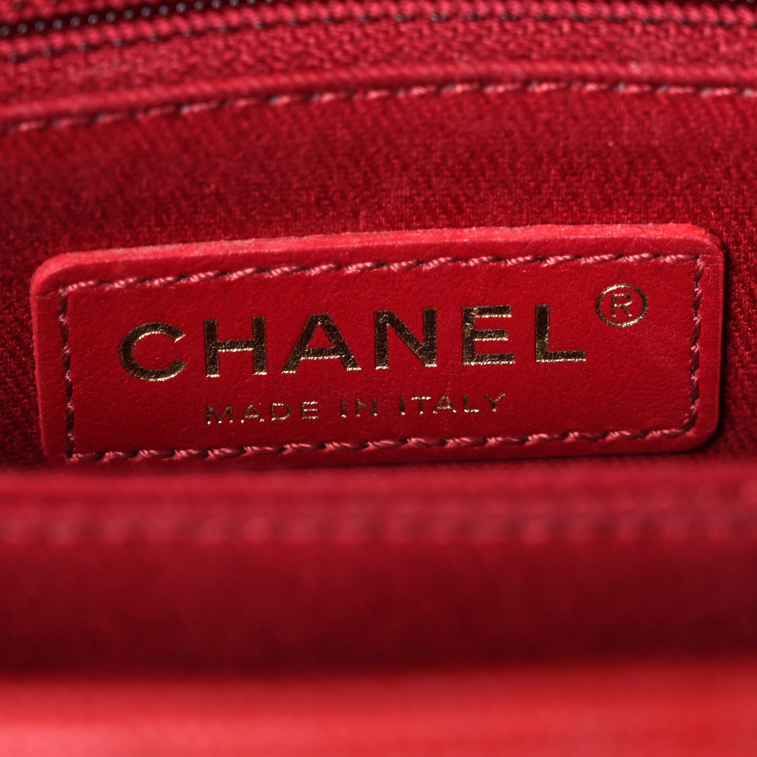 Chanel Caviar Quilted Mini Coco Handle Flap Red 6 of 10