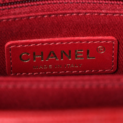 Chanel Caviar Quilted Mini Coco Handle Flap Red 6 of 10