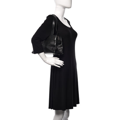 Chanel Caviar CC Shoulder Bag Black 2 of 10