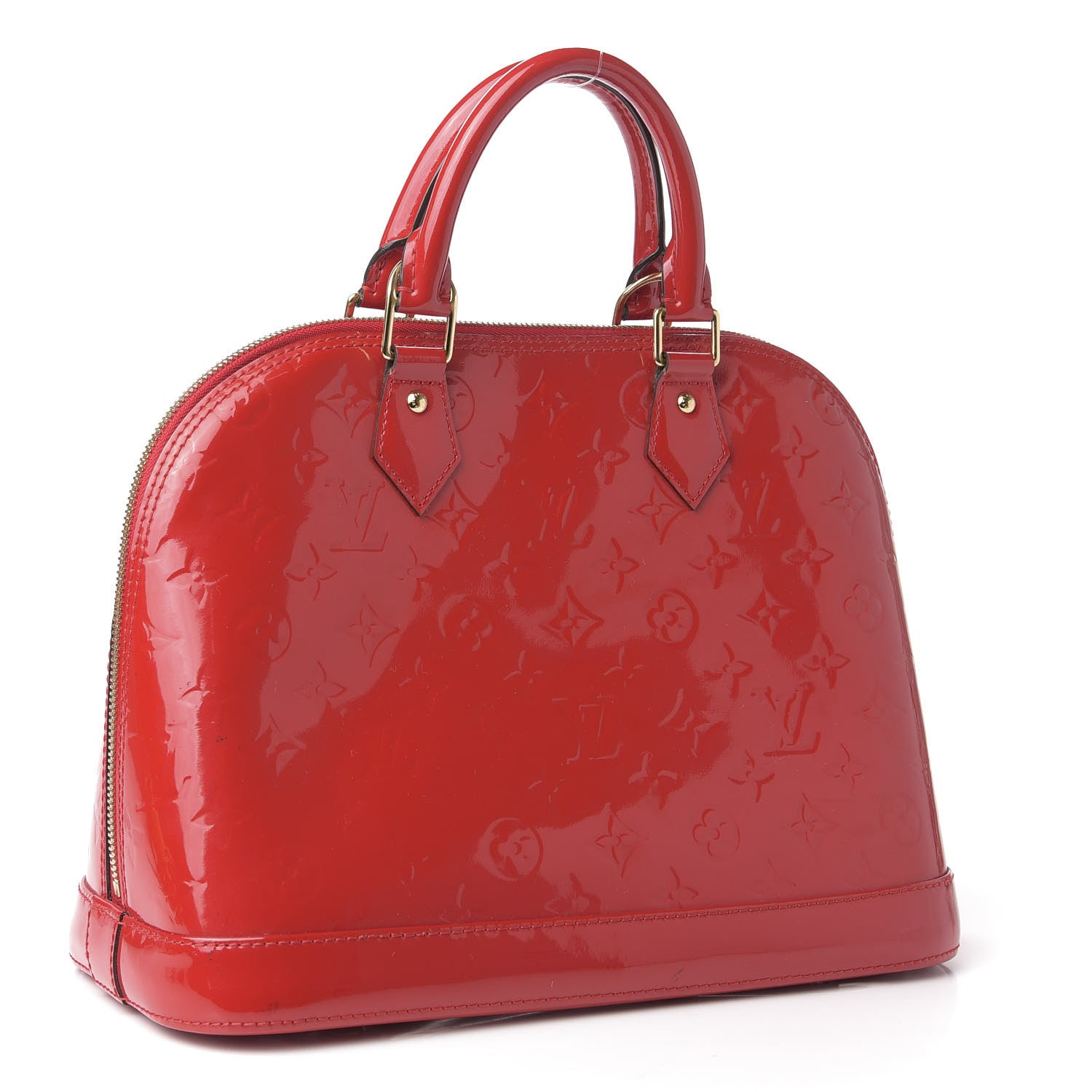 Louis Vuitton Vernis Alma PM Cherry 3 of 10