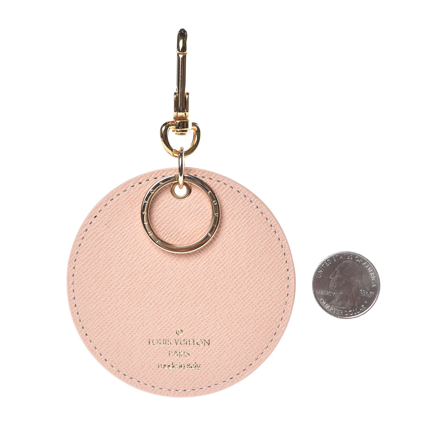 Louis Vuitton Damier Azur Tahitienne Bag Charm Key Ring 2 of 4
