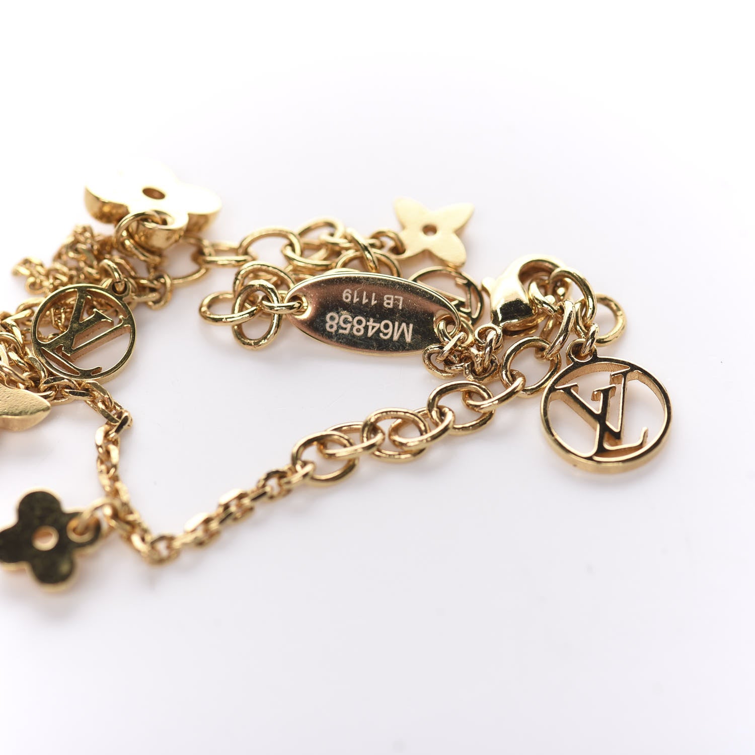 Louis Vuitton Metal Monogram Blooming Supple Bracelet 4 of 5