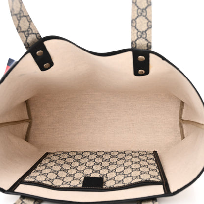 Gucci GG Plus Monogram Medium Signature Web Loop Tote Navy 5 of 10