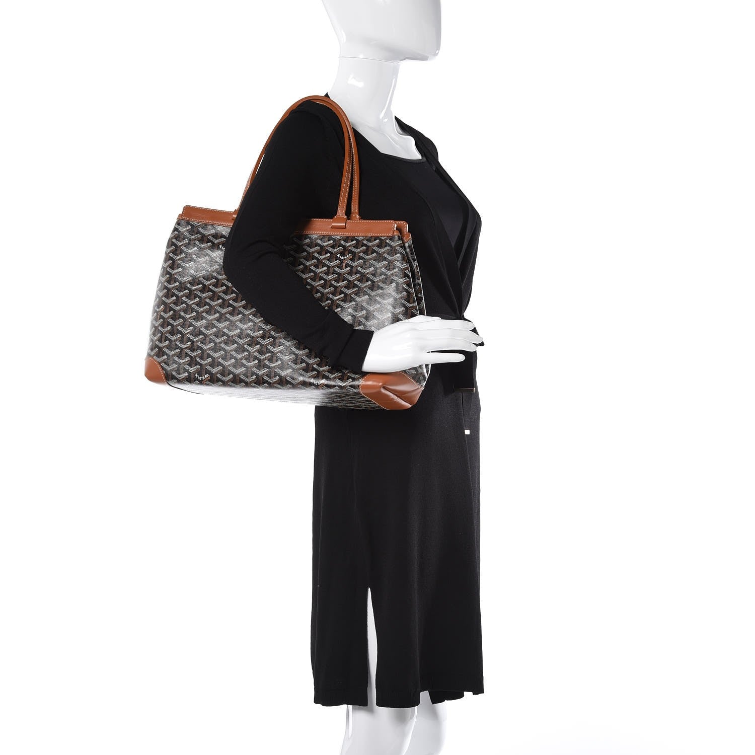 Goyard Goyardine Bellechasse PM Black Gold 2 of 7