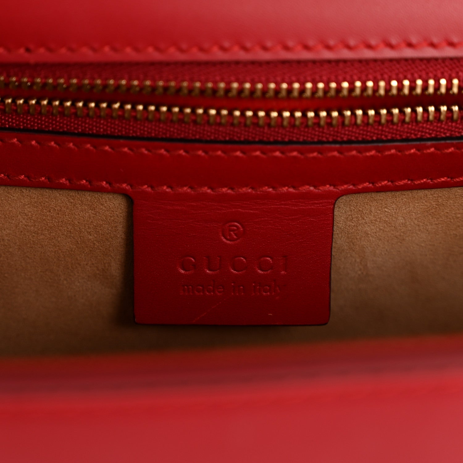Gucci Calfskin Small Sylvie Shoulder Bag Hibiscus Red 6 of 17