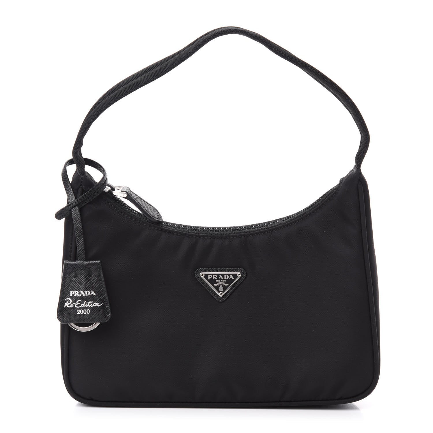 Prada Tessuto Nylon Mini Re-Edition 2000 Bag Black 1 of 12