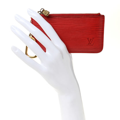Louis Vuitton Epi Key Pouch Castillan Red 2 of 7