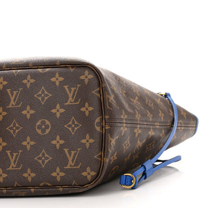 Louis Vuitton Monogram Articles de Voyage Ikat Neverfull MM Grand Blue 10 of 15
