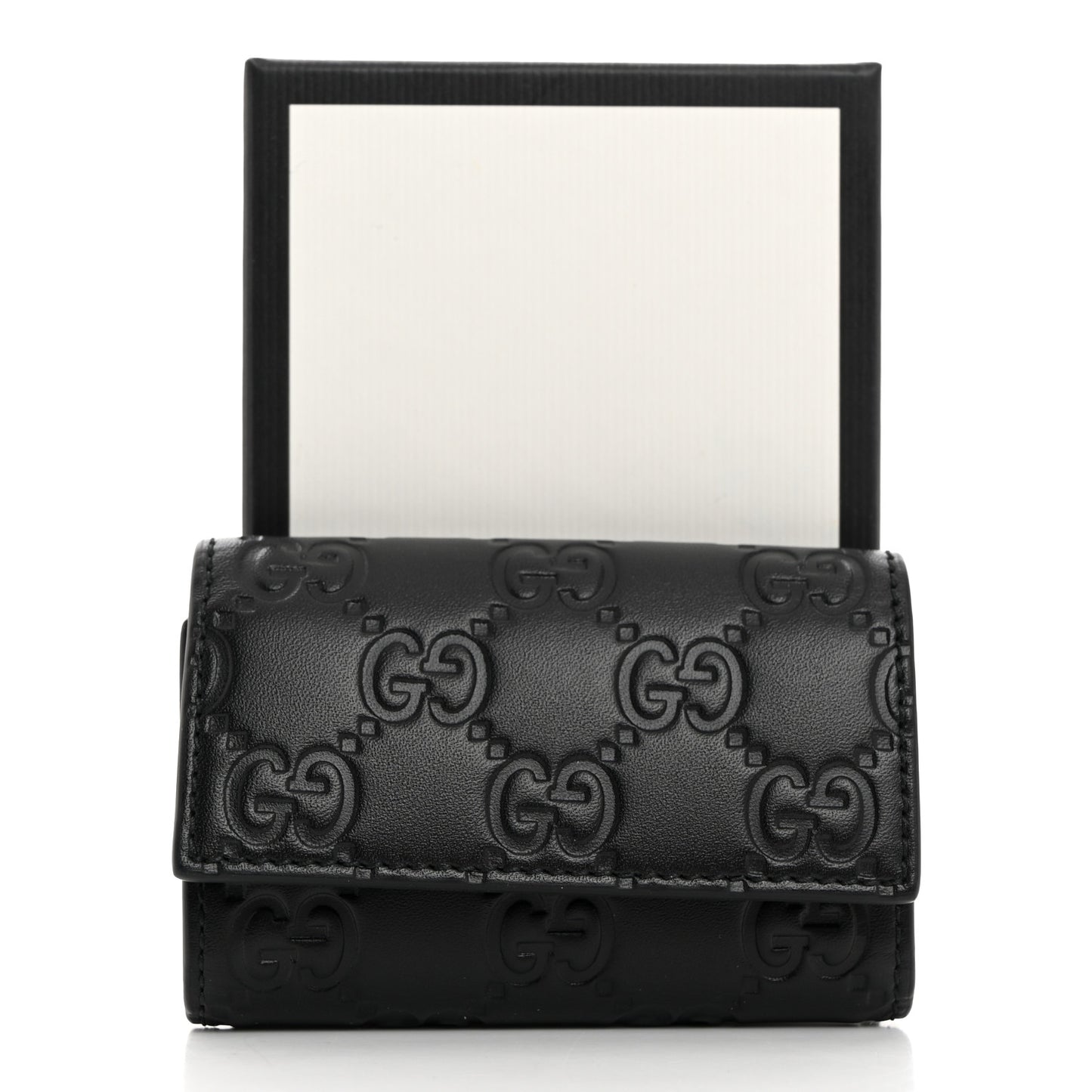 Microguccissima 6 Key Holder Case Black