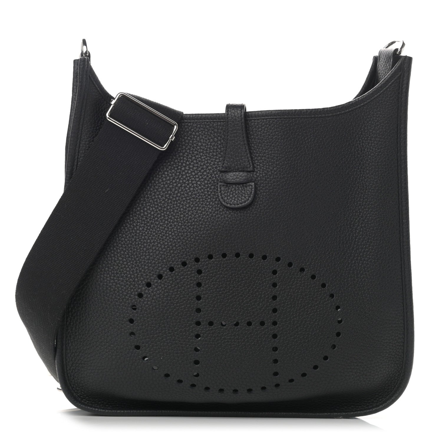 Hermes Taurillon Clemence Evelyne III PM Black 1 of 11