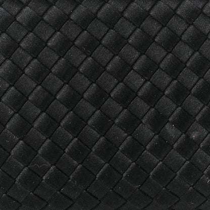 Bottega Veneta Satin Intreccio Impero Knot Clutch Black 8 of 11