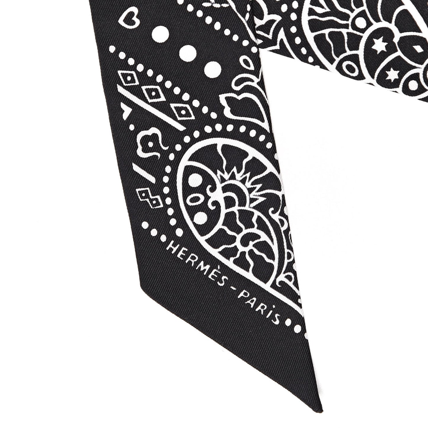Silk Entre Ciel Et Mer Twilly Black White