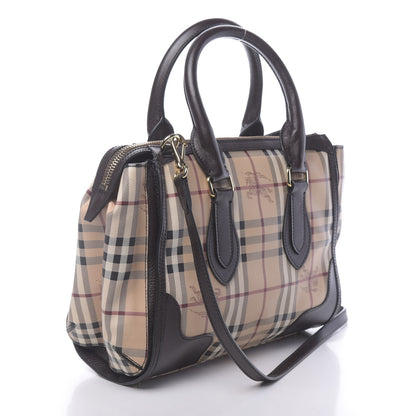 Burberry Haymarket Check Small Gladstone Chocolate 3 of 11