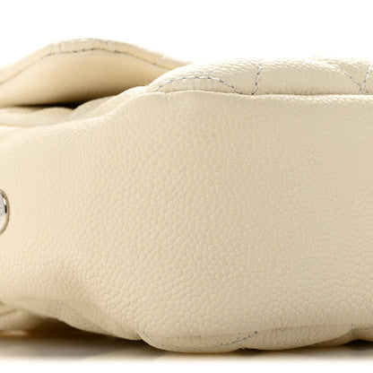Chanel Caviar Quilted Jumbo Easy Flap  Dark White 9 of 10
