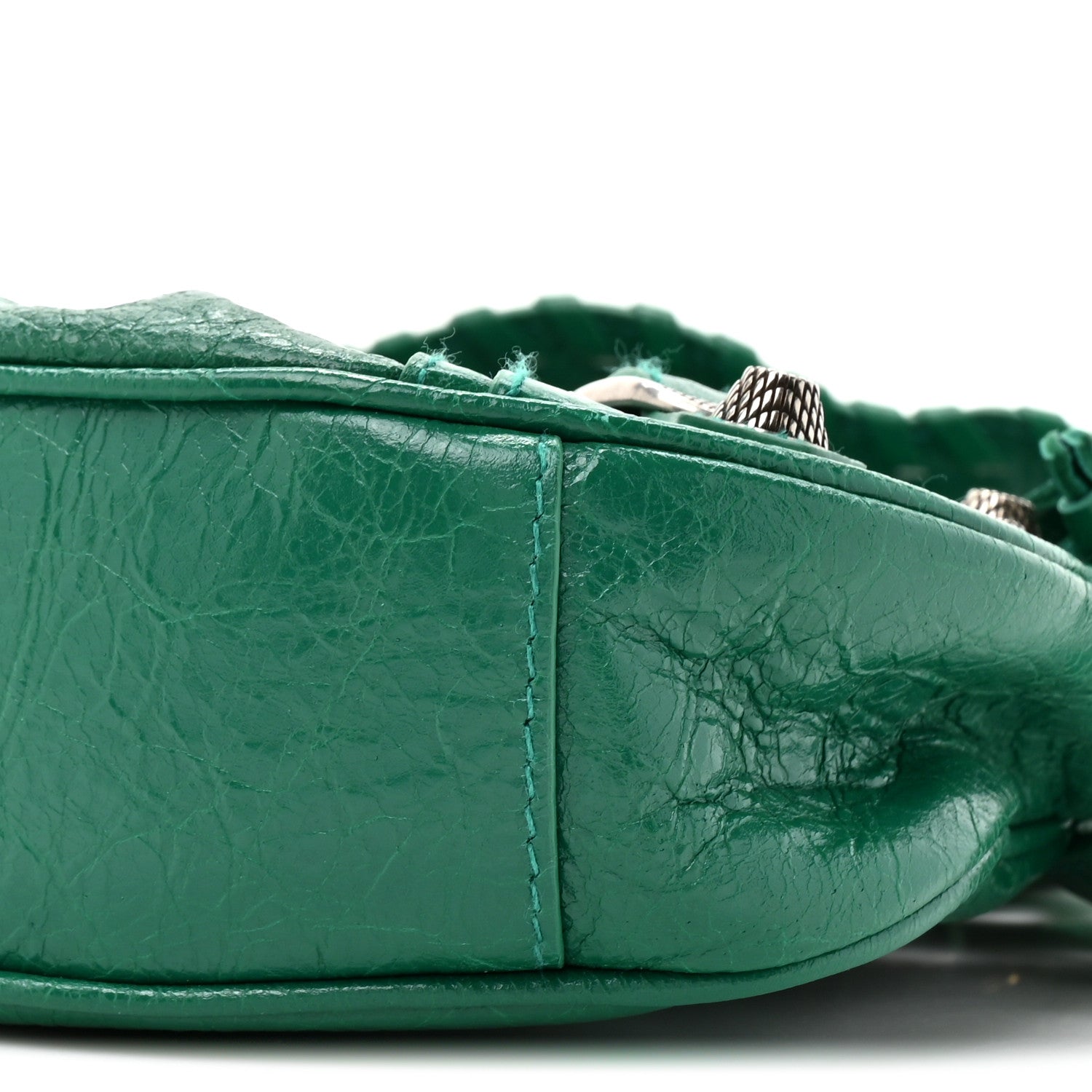 Balenciaga Agneau Arena Le Cagole Shoulder Bag XS Jade 10 of 11