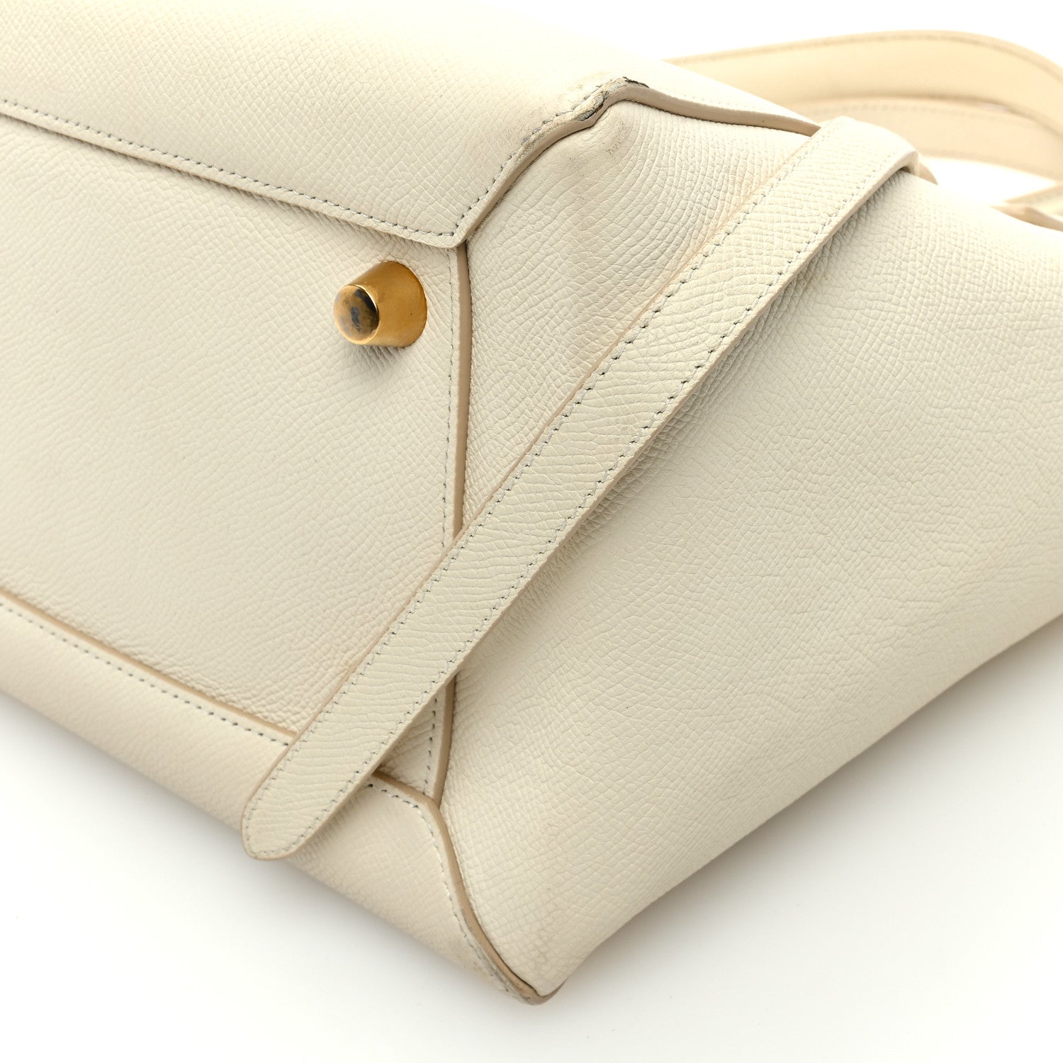 Celine Grained Calfskin Mini Belt Bag White 8 of 14